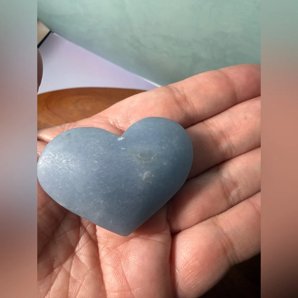 Natural Angelite Crystal Set – 4